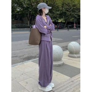 网红运动服时尚套装女2025春秋季新款连帽卫衣休闲长裤两件套